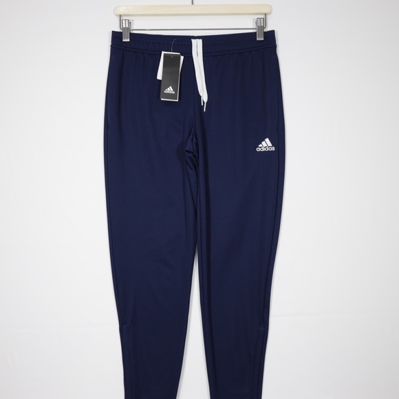 Adidas Women's Pocket Entrada 22 Training Pants Navy Blue Size S - Picture 2 of 10